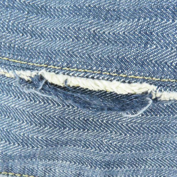 実際に弊社で買取させて頂いたHYSTERIC GLAMOUR/ヒステリックグラマー スクラッチブーツカットデニムパンツ 02212AP01/30の画像 9枚目