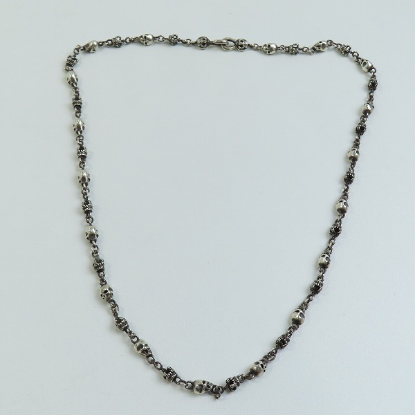 実際に弊社で買取させて頂いたJustin Davis/ジャスティンデイビス SKULL DIVINE/スカルディバイン チェーン SNJ126 50cmの画像 1枚目