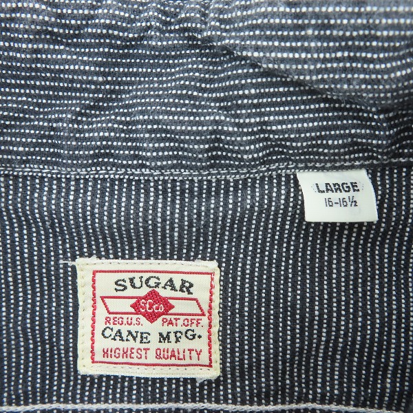 実際に弊社で買取させて頂いたSUGAR CANE/シュガーケーン JEAN CORD WORK SHIRT ワークシャツ SC25511 Lの画像 2枚目
