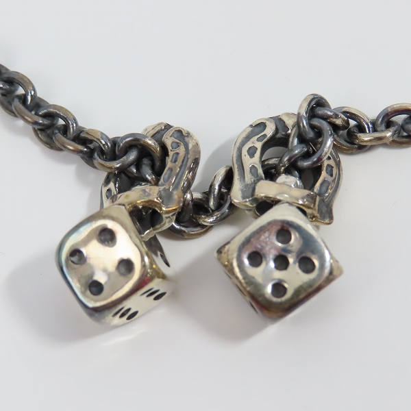 実際に弊社で買取させて頂いた（3）GANGSTERVILLE/ギャングスタービル × galcia/ガルシア DICE TOP/CHIAN SET/ダイス ネックレスの画像 2枚目