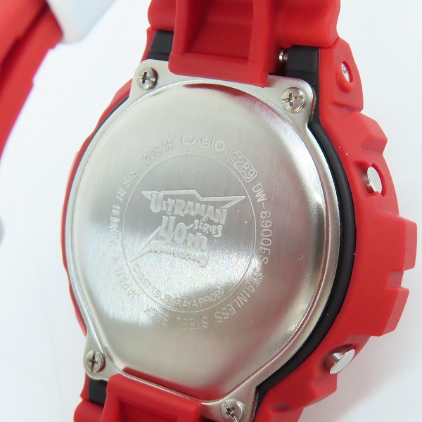 実際に弊社で買取させて頂いたG-SHOCK×MEDICOM TOY/Gショック×メディコムトイ ウルトラセブン誕生40周年 DW-6900BUL7-9JF【動作未確認】の画像 3枚目