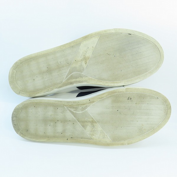 実際に弊社で買取させて頂いたGIVENCHY/ジバンシィ エラスティックストラップ レザースニーカー DN0187/43の画像 2枚目