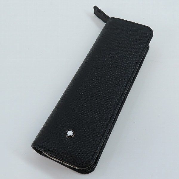 実際に弊社で買取させて頂いたMONTBLANC/モンブラン ラウンドジップ レザー ペンケース