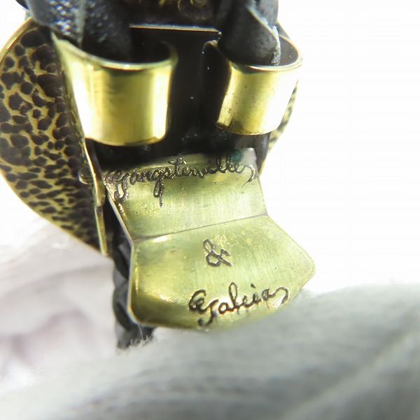実際に弊社で買取させて頂いた(3)Gangsterville×galcia/ギャングスタービル×ガルシア TWO FACE/ダブルフェイス BOLO TIE/ボロタイ/ループタイ ブラス/真鍮の画像 6枚目