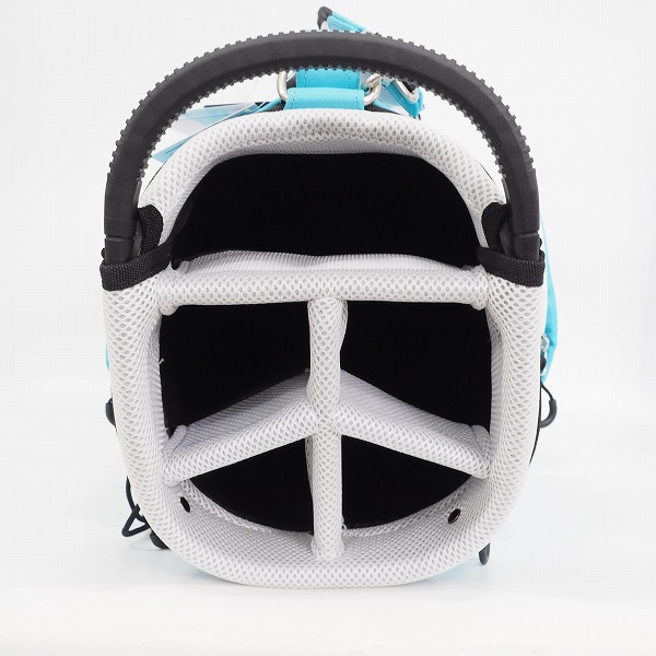 実際に弊社で買取させて頂いた【未使用】DUNLOP/ダンロップ XXIO/ゼクシオ GGC-X150W 9.5型 5分割レディース キャディバッグ ライトブルーの画像 3枚目