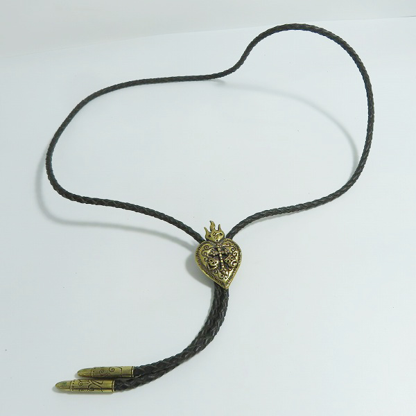 実際に弊社で買取させて頂いた(4)Gangsterville×galcia/ギャングスタービル×ガルシア TWO FACE/ダブルフェイス BOLO TIE/ボロタイ/ループタイ ブラス/真鍮の画像 5枚目