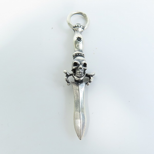 実際に弊社で買取させて頂いた【ギャラ付き】GABORATORY/ガボラトリー/ガボール クォーター ダガーウィズスカルペンダント P-63の画像 1枚目