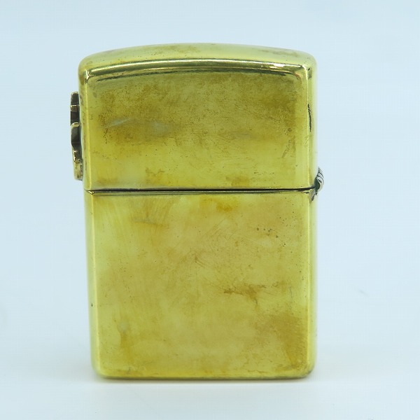 実際に弊社で買取させて頂いたZIPPO/ジッポー Gangsterville×galcia/ギャングスタービル×ガルシア ARMOR TYPE BRASS DEVIL CROSS 2018年製の画像 1枚目