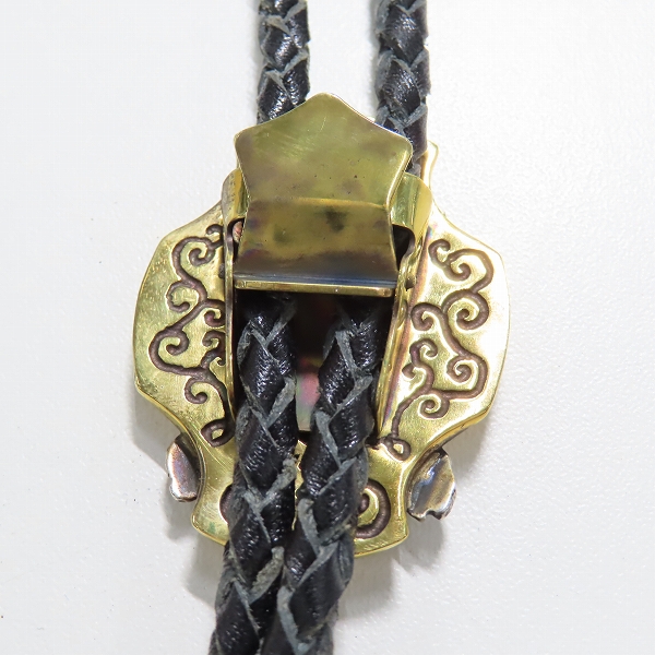 実際に弊社で買取させて頂いた(2)GANGSTERVILLE×Galcia/ギャングスタービル×ガルシア パンサー ボロタイ シルバー×真鍮の画像 3枚目