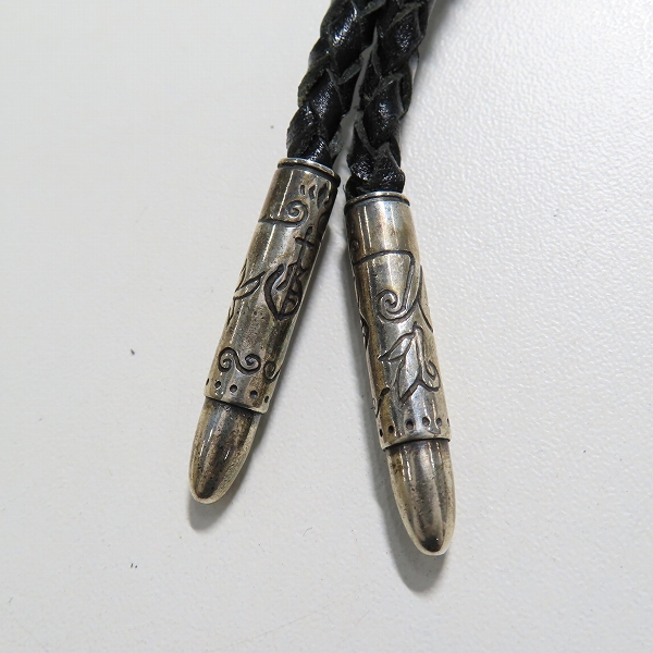 実際に弊社で買取させて頂いたGangsterville×galcia/ギャングスタービル×ガルシア  TWO FACE/ダブルフェイス BOLO TIE/ボロタイ/ループタイ シルバーの画像 4枚目