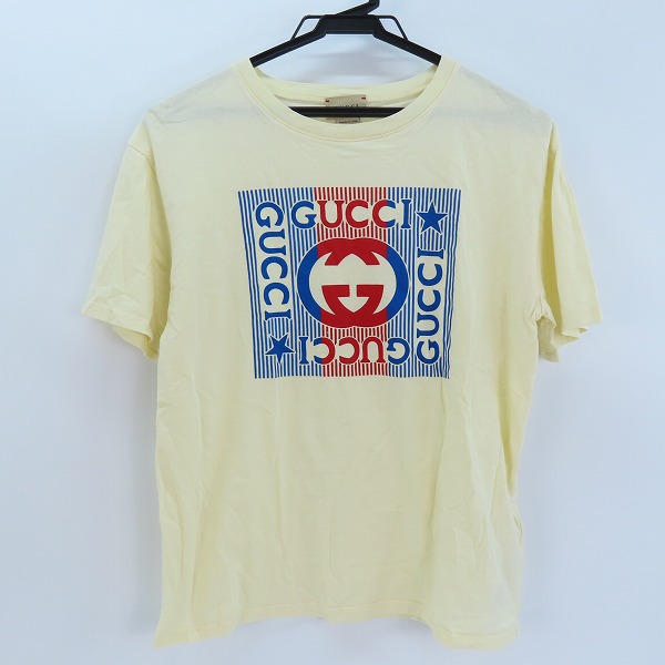 実際に弊社で買取させて頂いたGUCCI/グッチ t-shirt with vintage GG print/ビンテージGGプリント Tシャツ 575114XJDZ8/12