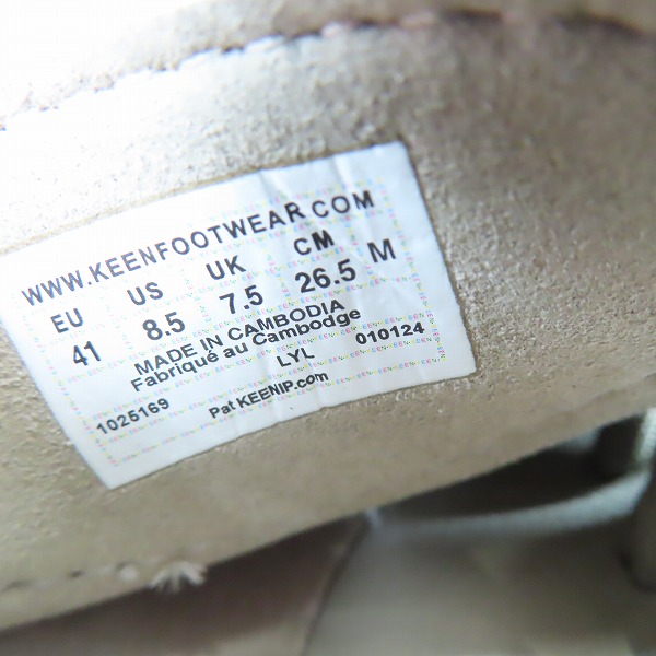 実際に弊社で買取させて頂いたKEEN/キーン UNEEK/ユニーク サンダル 1025169/26.5の画像 5枚目
