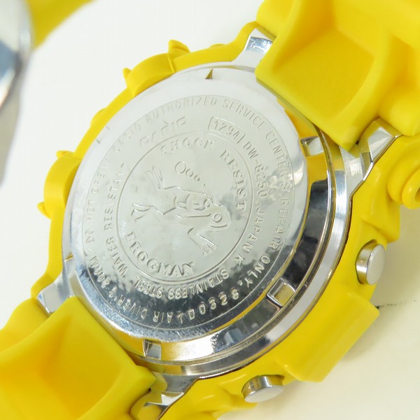 実際に弊社で買取させて頂いたG-SHOCK/G-ショック FROGMAN 99/フロッグマン 99 イエロー DW-8250YU-9T【動作未確認】の画像 3枚目