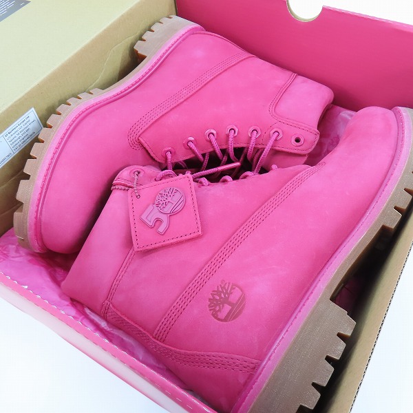 実際に弊社で買取させて頂いたTimberland/ティンバーランド 6INCH PREMIUM BOOTS W/L 50th EDITION MEDIUM RED NUBUCK ブーツ/TB 0A5VHD A46/9.5の画像 7枚目