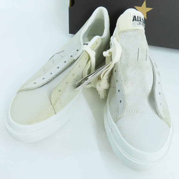 実際に弊社で買取させて頂いたCONVERSE/コンバース ONE STAR GLEAM OX/WHITE/9.5