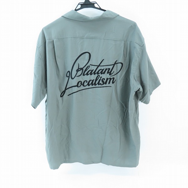 実際に弊社で買取させて頂いたCALEE/キャリー EMBROIDERY BLATANT LOCALISM OPEN COLLAR SH オープンカラーシャツ Mの画像 1枚目