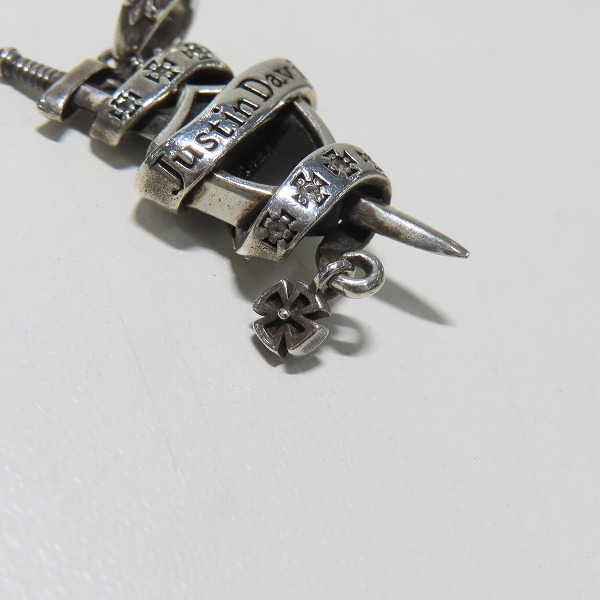 実際に弊社で買取させて頂いたJustin Davis/ジャスティンデイビス KING'S COURAGE/キングスカレッジ ペンダント トップ SPJ696の画像 5枚目