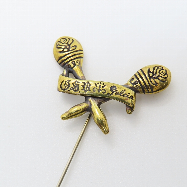 実際に弊社で買取させて頂いた(2)GANGSTERVILLE×Galcia/ギャングスタービル×ガルシア ハットピン/ラペルピンの画像 1枚目