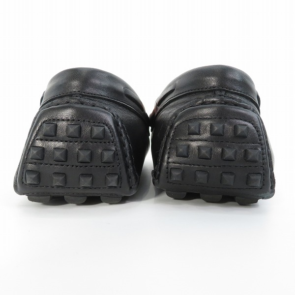 実際に弊社で買取させて頂いたHERMES/エルメス アーヴィング モカシン ドライビングシューズ/スリッポン ブラック 43の画像 1枚目