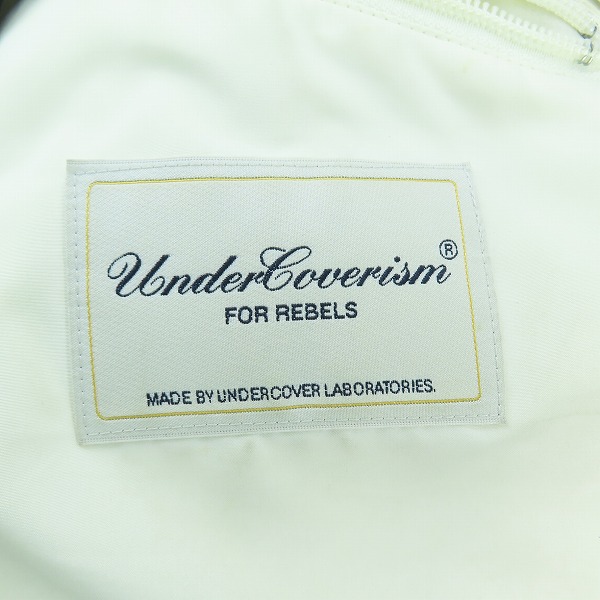実際に弊社で買取させて頂いたUNDERCOVERISM/アンダーカバーイズム レザー切り替え ダウンジャケット B4215/2の画像 2枚目