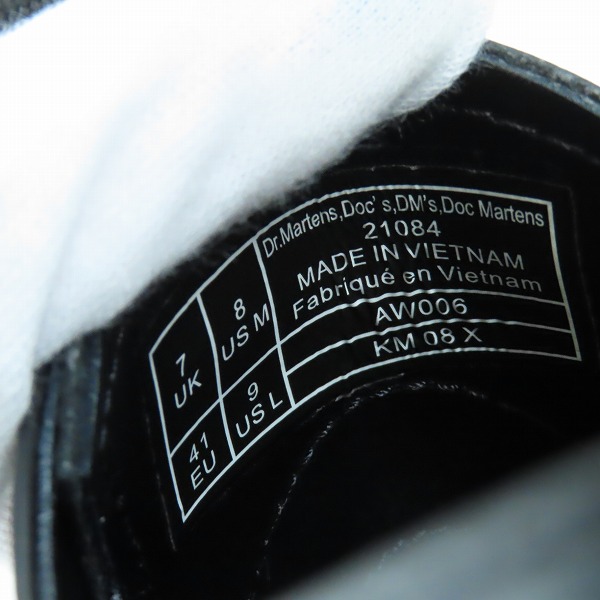 実際に弊社で買取させて頂いたDr.Martens/ドクターマーチン ローカット 3ホールシューズ 21084/UK7の画像 5枚目