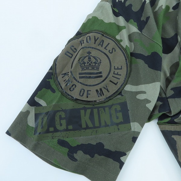 実際に弊社で買取させて頂いた【JPタグ】DOLCE＆GABBANA/ドルチェ＆ガッバーナ/ドルガバ 迷彩柄カットソー G8JQ8Z/46の画像 7枚目