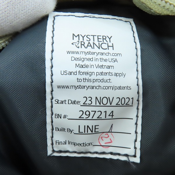 実際に弊社で買取させて頂いた MYSTERY RANCH/ミステリーランチ Street Market/ストリートマーケット サコッシュ ポーチの画像 6枚目