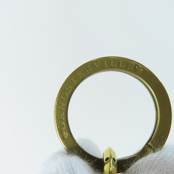 実際に弊社で買取させて頂いた(1)GANGSTERVILLE×Galcia/ギャングスタービル×ガルシア スワローキーホルダー ブラス/真鍮の画像 6枚目