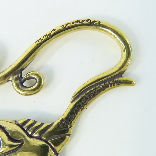 実際に弊社で買取させて頂いた(2)GANGSTERVILLE×Galcia/ギャングスタービル×ガルシア スワローキーホルダー ブラス/真鍮の画像 5枚目