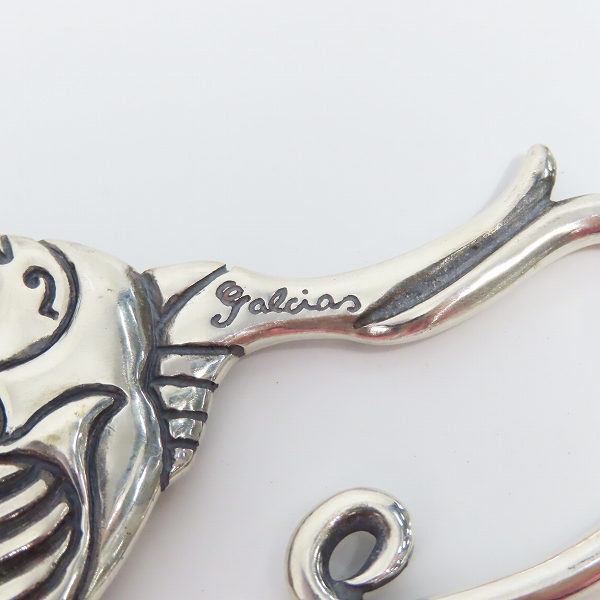 実際に弊社で買取させて頂いた（2）GANGSTERVILLE×Galcia/ギャングスタービル×ガルシア スワロー キーホルダー シルバーの画像 5枚目