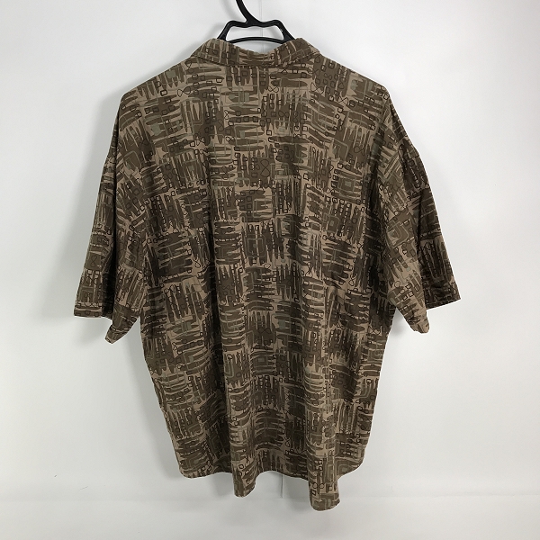 実際に弊社で買取させて頂いたTENDERLOIN/テンダーロイン  cotton sht print as s/s 総柄半袖シャツ/XLの画像 1枚目