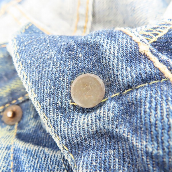 実際に弊社で買取させて頂いたLEVIS/リーバイス 501 60年代 ボタン裏刻印2 足長R ヴィンテージ/ビンテージ デニムパンツの画像 3枚目