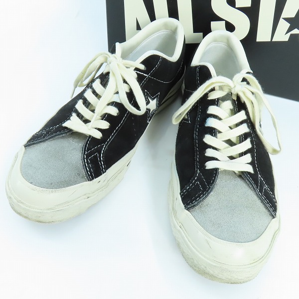 実際に弊社で買取させて頂いたSOMA×Converse/ソーマ×コンバース One Star J VTG Suede TimeLine "Black/Grey" ワンスター スエード 35200610/28