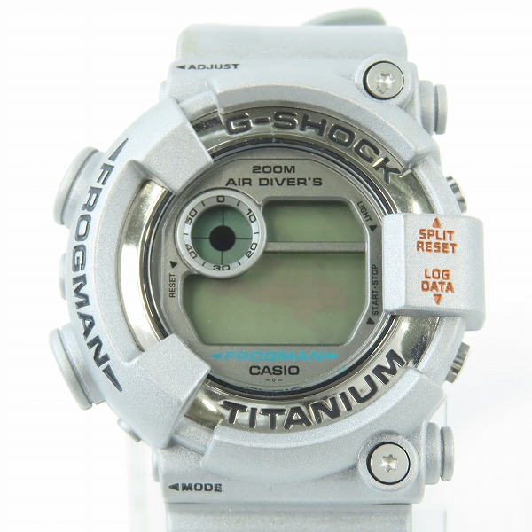 実際に弊社で買取させて頂いたG-SHOCK/G-ショック FROGMAN/フロッグマン シルバー クォーツ 腕時計  DW-8201GF-8JF 【動作未確認】