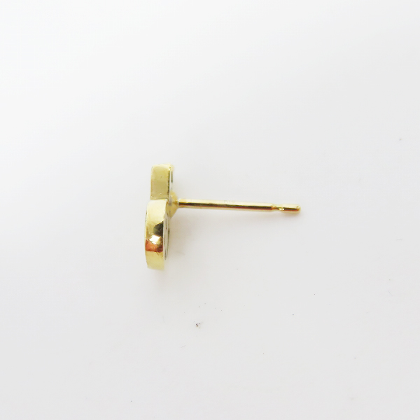 実際に弊社で買取させて頂いたGANGSTERVILLE/ギャングスタービル × galcia/ガルシア 18K トレードマークピアス ゴールドの画像 3枚目
