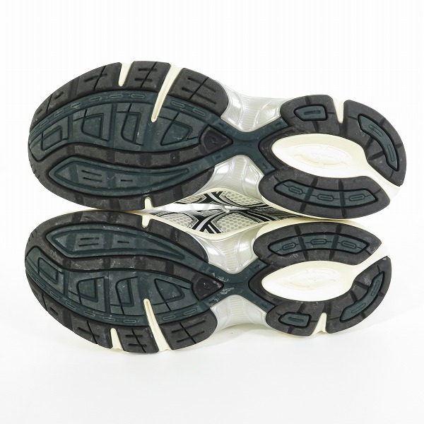 実際に弊社で買取させて頂いたKITH×asics/キス×アシックス Vintage Tech Gel-1130 "Cream/Scarab" ヴィンテージテック ゲル1130 1203A565-100/28の画像 2枚目