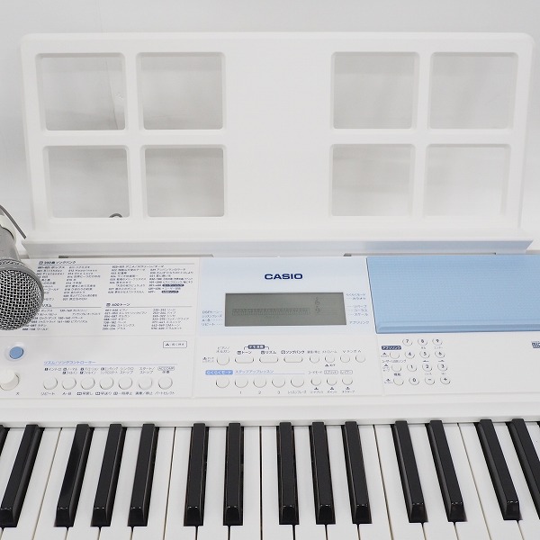実際に弊社で買取させて頂いた★CASIO/カシオ 光ナビゲーションキーボード LK-515 2020年製 ACアダプター付き【簡易動作確認済】の画像 2枚目