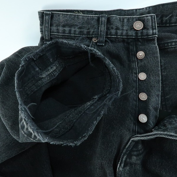 実際に弊社で買取させて頂いた【JPタグ】CELINE/セリーヌ 23SS チャコールウォッシュデニムウェスリージーンズ デニムパンツ N939 947F 38CH/26の画像 5枚目