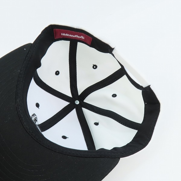 実際に弊社で買取させて頂いたHideandSeek/ハイアンドシーク INDIAN BASEBALL CAP/刺繍ロゴ ベースボールキャップの画像 5枚目