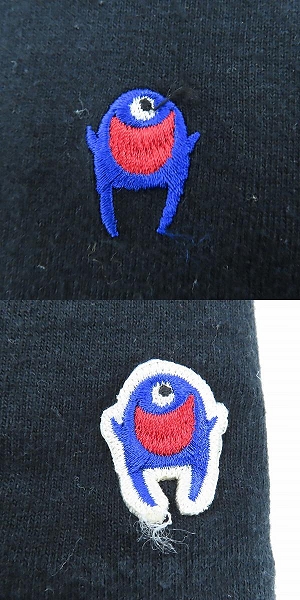 実際に弊社で買取させて頂いたREADYMADE/レディメイド 21SS Pioncham Tee RE-CO-BK-00-00-140 刺繍 Tシャツ/Mの画像 3枚目