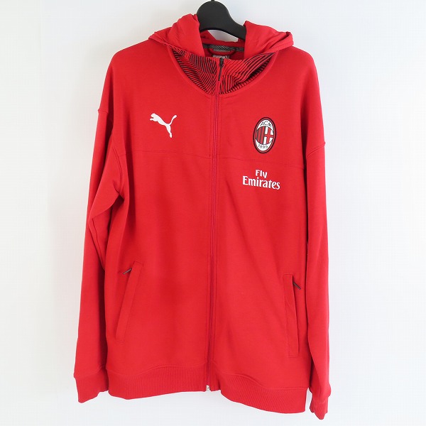 実際に弊社で買取させて頂いたPUMA/プーマ ACミラン 19/20 カジュアル フルジップスウェットジャケット 756152-01/L