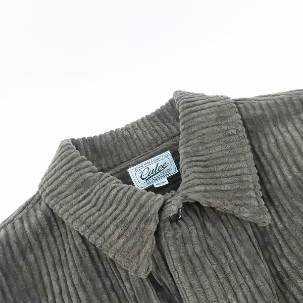 実際に弊社で買取させて頂いたCALEE/キャリー コーデュロイ ジャケット ブラウン/Mの画像 4枚目