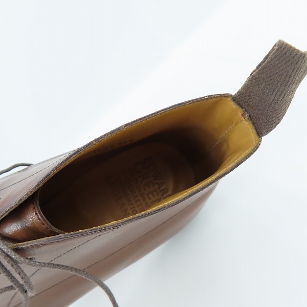 実際に弊社で買取させて頂いたEDWARD GREEN/エドワードグリーン チャッカブーツ  100911 8.5の画像 4枚目