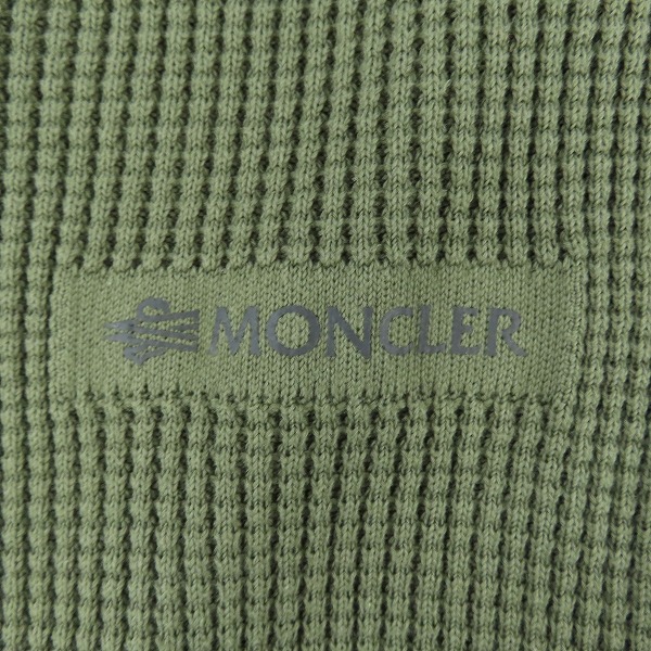 実際に弊社で買取させて頂いた【JPタグ】MONCLER/モンクレール GIROCOLLO TRICOT 長袖ワッフル ニットセーター I20919C00007 M1367/Mの画像 4枚目