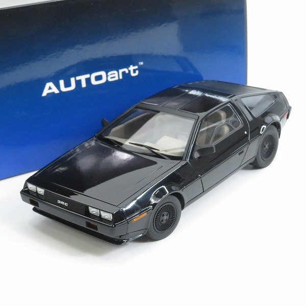 実際に弊社で買取させて頂いたAUTOart/オートアート 1/18 DELOREAN/デロリアン DMC-12 メタリックブラック 79917/ミニカー