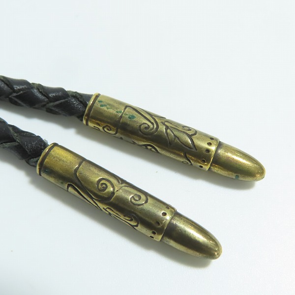 実際に弊社で買取させて頂いた(3)Gangsterville×galcia/ギャングスタービル×ガルシア TWO FACE/ダブルフェイス BOLO TIE/ボロタイ/ループタイ ブラス/真鍮の画像 4枚目