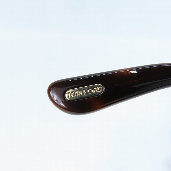 実際に弊社で買取させて頂いたTOM FORD/トムフォード ブルーライトカット メガネフレーム/アイウェア TF5782-D-B 052の画像 8枚目