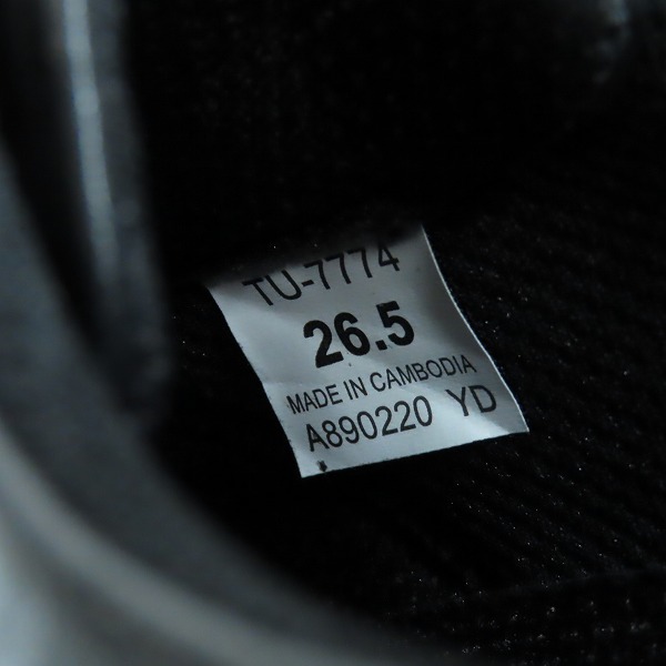 実際に弊社で買取させて頂いた【未使用】TEXCY LUXE/テクシーリュクス ASICS/アシックス ビジネスシューズ ブラック TU-7774 26.5の画像 5枚目