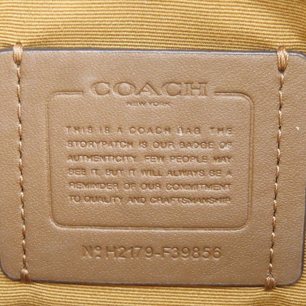 実際に弊社で買取させて頂いたCOACH/コーチ 2WAY ショルダーバッグ/ポーチ F39856の画像 6枚目
