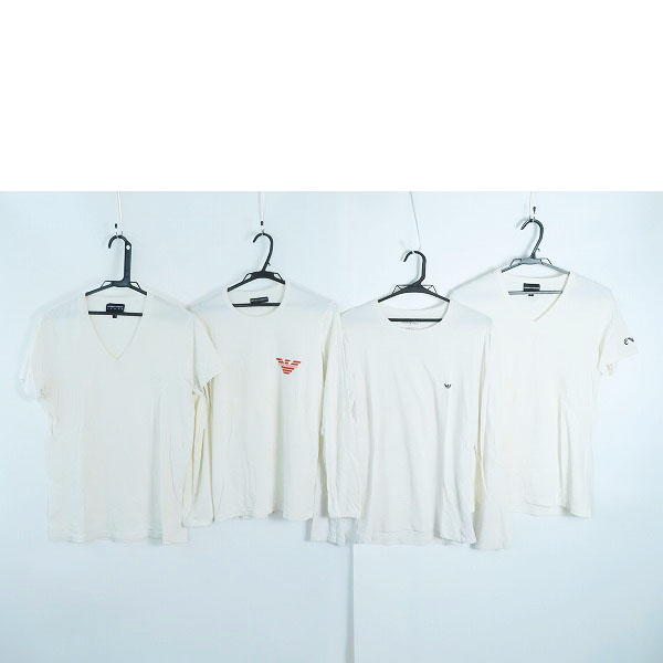 実際に弊社で買取させて頂いたEMPORIO ARMANI JEANS/エンポリオアルマーニ ジーンズ EMPORIO ARMANI/エンポリオアルマーニ 半袖Tシャツ等/4点セット